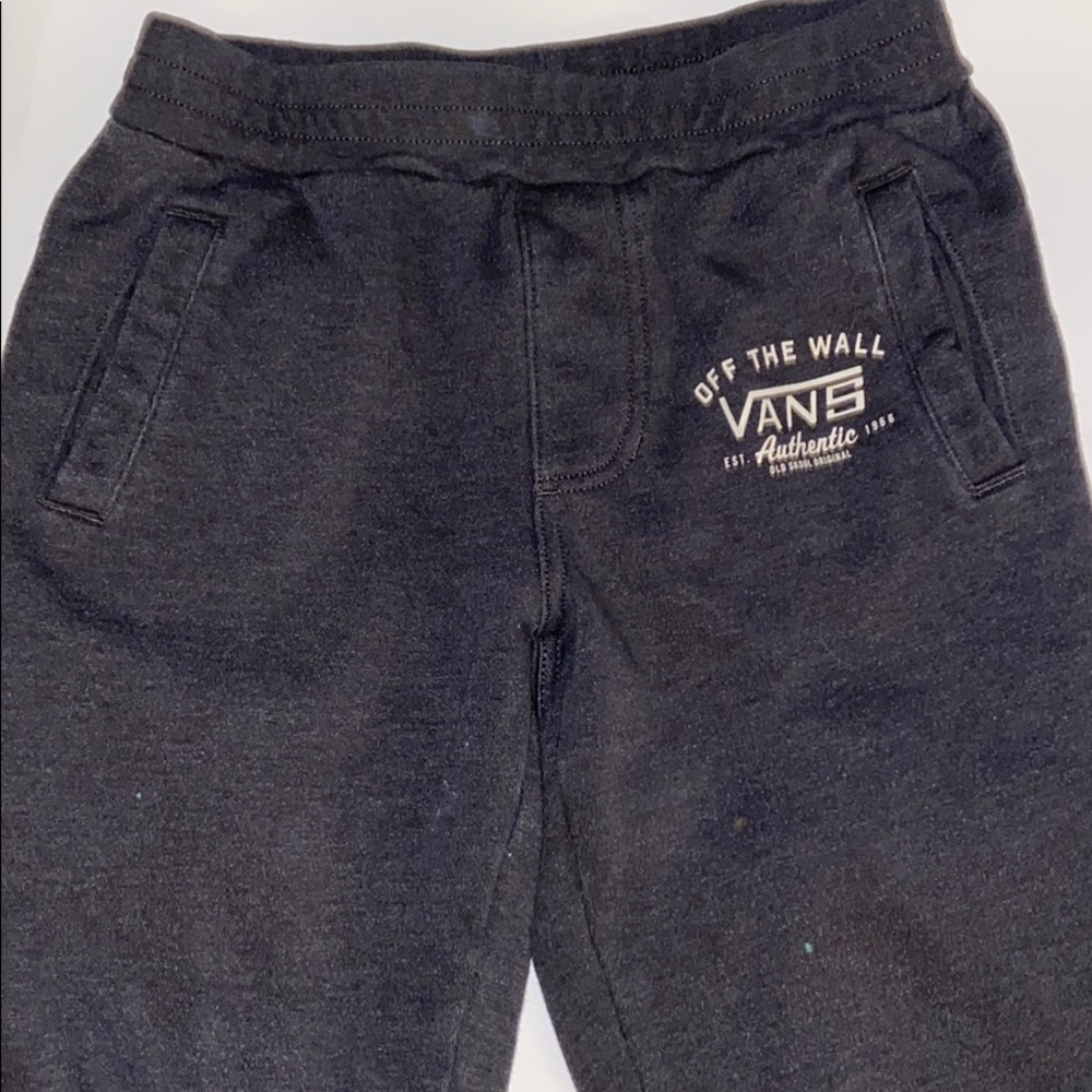Vans Gray sweatpants. Child boys medium
